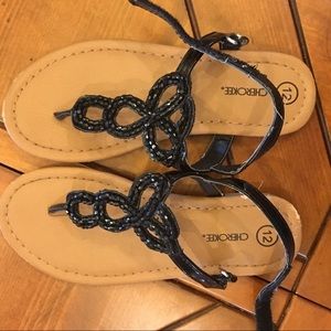 Girls beaded sandals